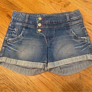 unique denim shorts made in brazil